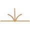 Ekena Millwork Redmond Timber Gable Bracket, Western Red Cedar, 108"W x 72"H x 1 1/2"D x 3 1/2"F, 16/12 Pitch GBW108X72X0204RED00SWR - alternate 5